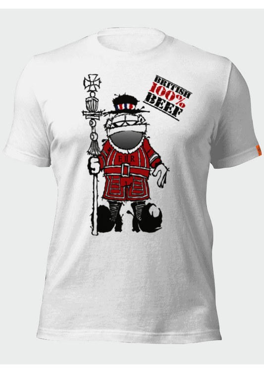 '100% BRITISH BEEFEATER' BLLUdog S3PM TEE